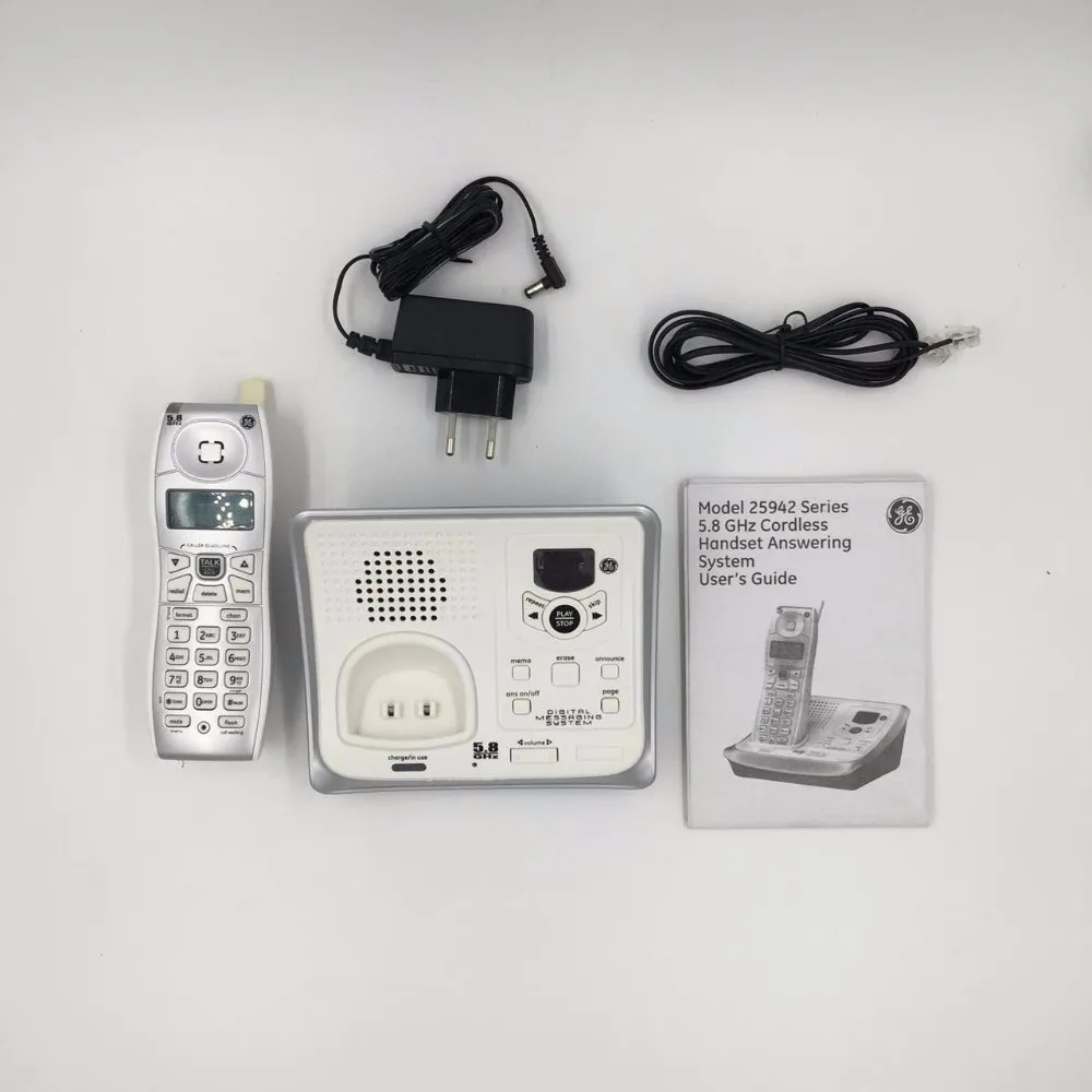 Английский цифровой беспроводной телефон с функцией вызова ID ответ системы с подсветкой стационарный телефон для офиса дома бизнес