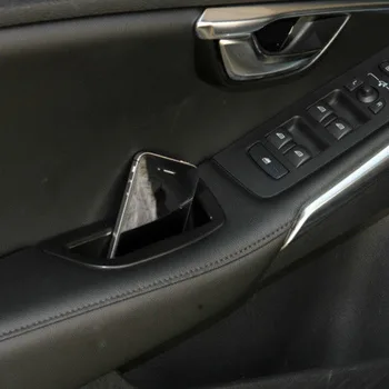 

1 Pair Inner Front Door Storage Box Organizer Holder For Volvo V40 2013-2018 Automobiles Stowing Tidying