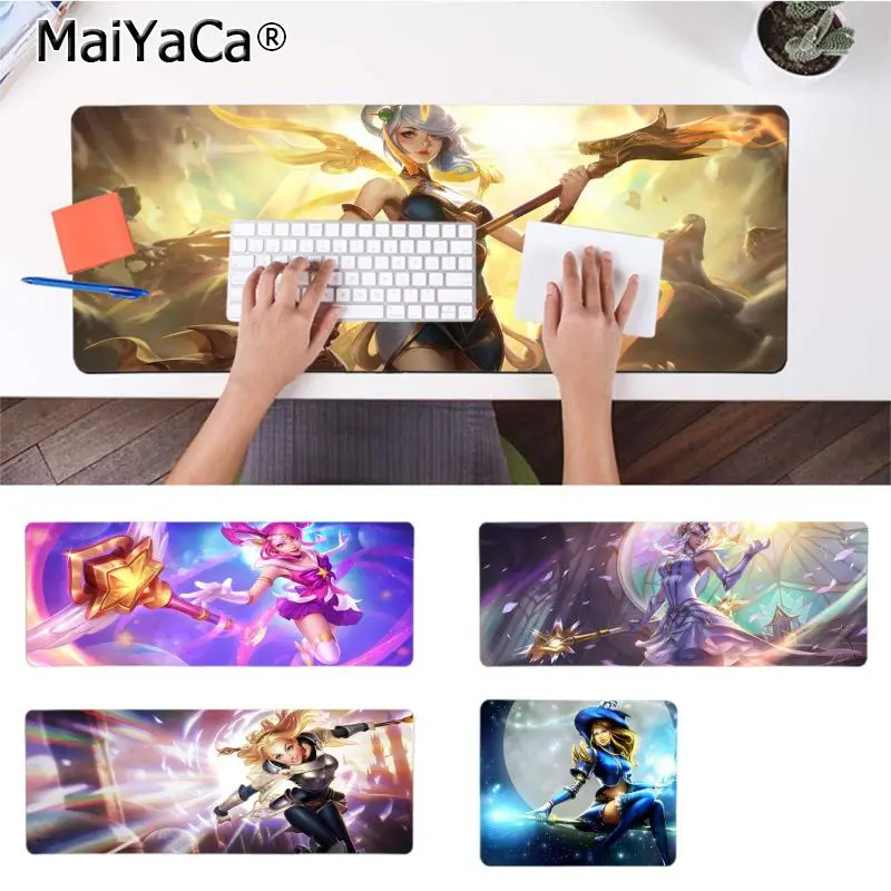 

MaiYaCa New Printed LoL Star Guardian Lux Rubber Mouse Durable Desktop Mousepad Rubber Mouse Durable Desktop Mousepad