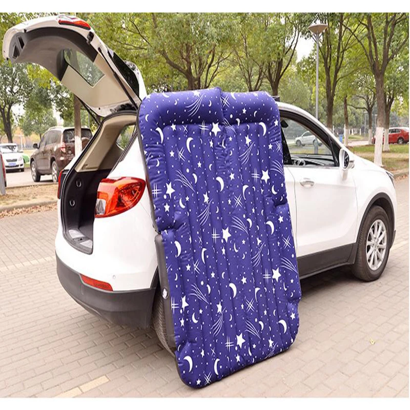 Подарок на день матери! Красочный автомобильный дорожный надувной матрас надувная кровать Подушка Кемпинг Открытый универсальный автомобиль спальный мешок
