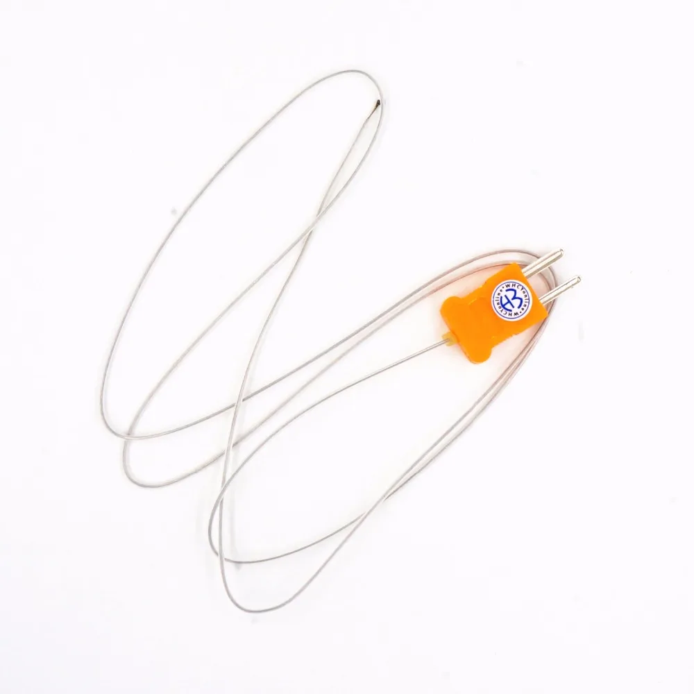

WHCYonline 1pcs 1M Length Wire Temperature Test K-type TP-01 TP01 TP 01 Thermocouple Sensor Probe Tester line