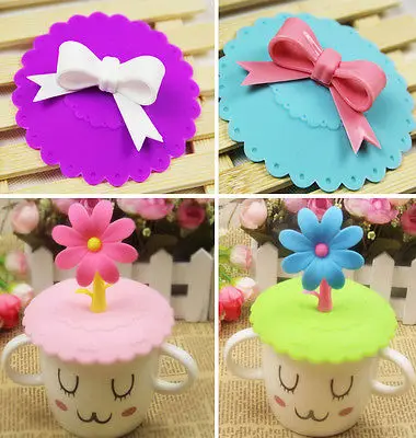 

Silicone Cute Anti-dust Cup Cover Coffee Suction Seal Lid Cap