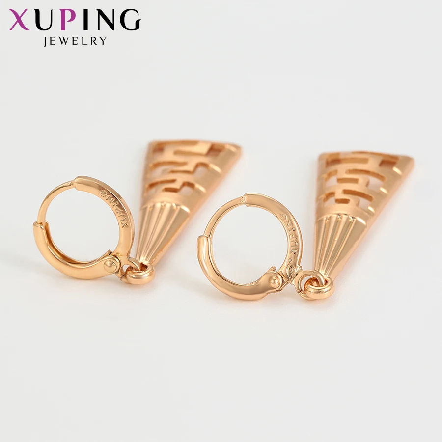 Xuping ювелирные изделия Позолоченные Серьги-капли темпераментный стиль треугольная форма Подарки для женщин S105.2-97607