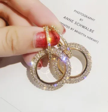 

fashion drop earrings circle earring