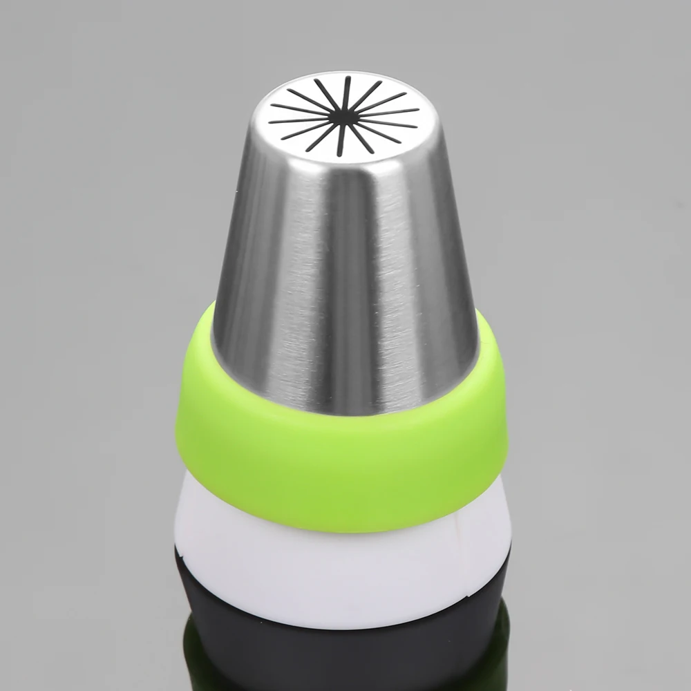 

3-Color Icing Piping Bag Russian Nozzle Converter Coupler Icing Cake Decor Tools