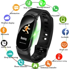 LIGE New Sport Bracelet Smart Watch Waterproof Wrist Color LED Color Screen Blood Pressure Heart Rate Monitor Pedometer Fitness