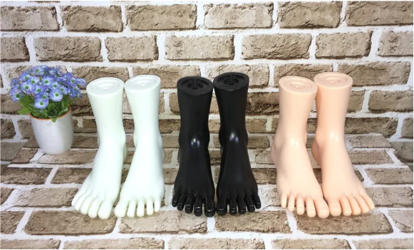 

Free Shipping!! Fashion Style Five Toes Male Foot Mannequin Foot Model Made In China
