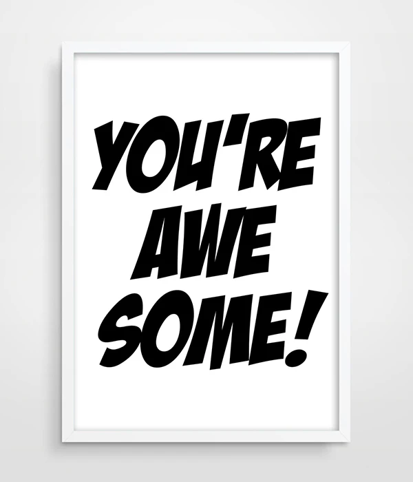 Motivational Poster, Inspirational Quote Art, Typographic Print, Minimalist Print, Typography, Gift For Boyfriend, Girlfriend Gift-1