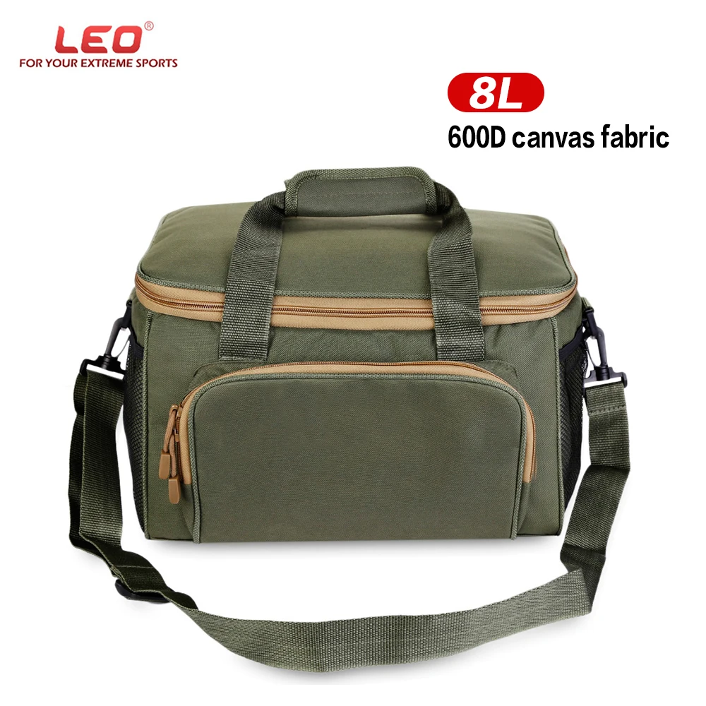 

LEO Multifunctional Fishing Bags 600D Canvas Outdoor Waist Shoulder Bags Reel Lure Carrier Storage Bag Fishing Tackle Bag