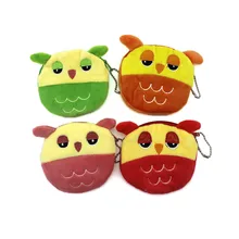 Милая разноцветная плюшевая сова с героями мультфильмов, дамская сумочка для монет и кошелек, сумка-чехол, подвеска для девочек, сумка для хранения косметики, сумочка