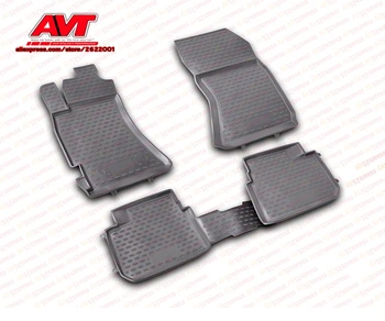 

Floor mats for Subaru Forester 2008-2013 4 pcs rubber rugs non slip rubber interior car styling accessories