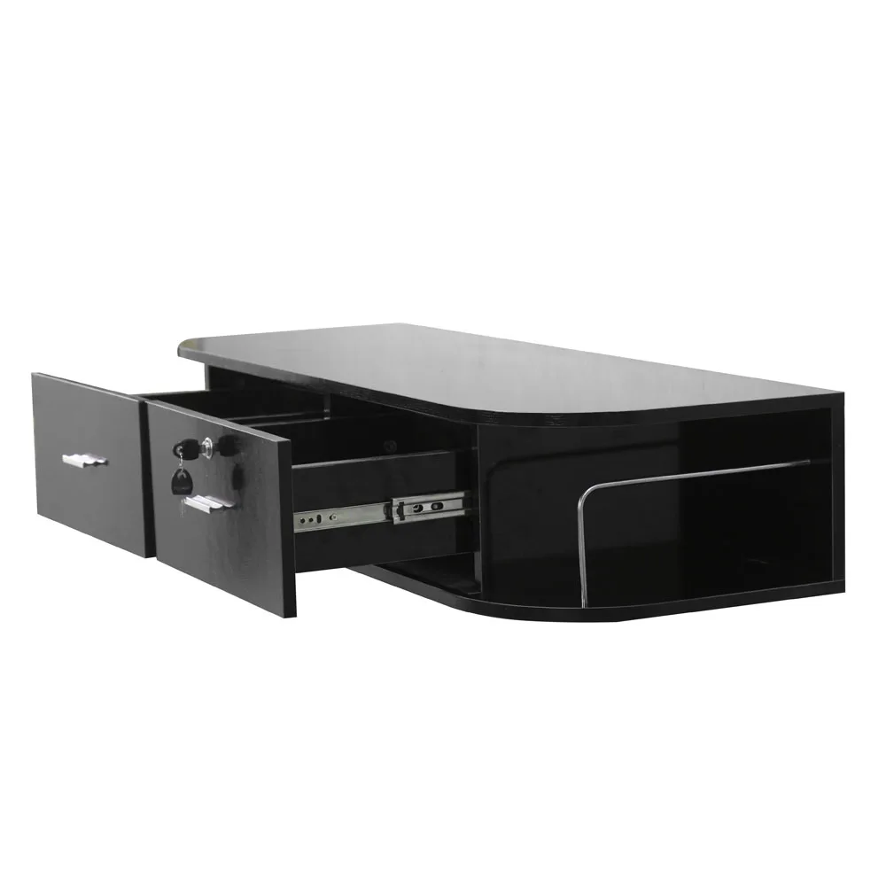 

Barber Wall Mount Locking Styling Hair Station Appliance Holder Salon Spa Equipment