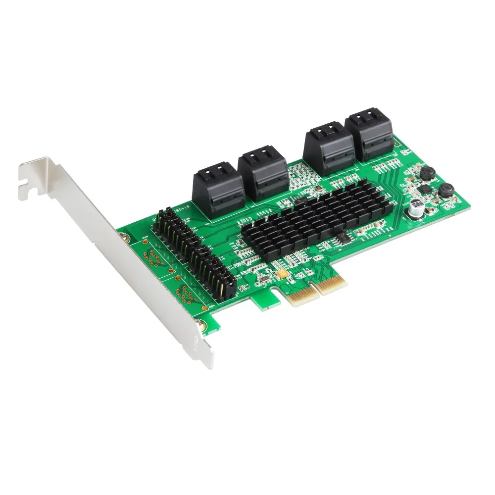 Pcie Pci Express To Sata 3.0 Iii 3 Ssd Pcie Sata 8 Port Expansion Card Adapter Pci Express Ssd
