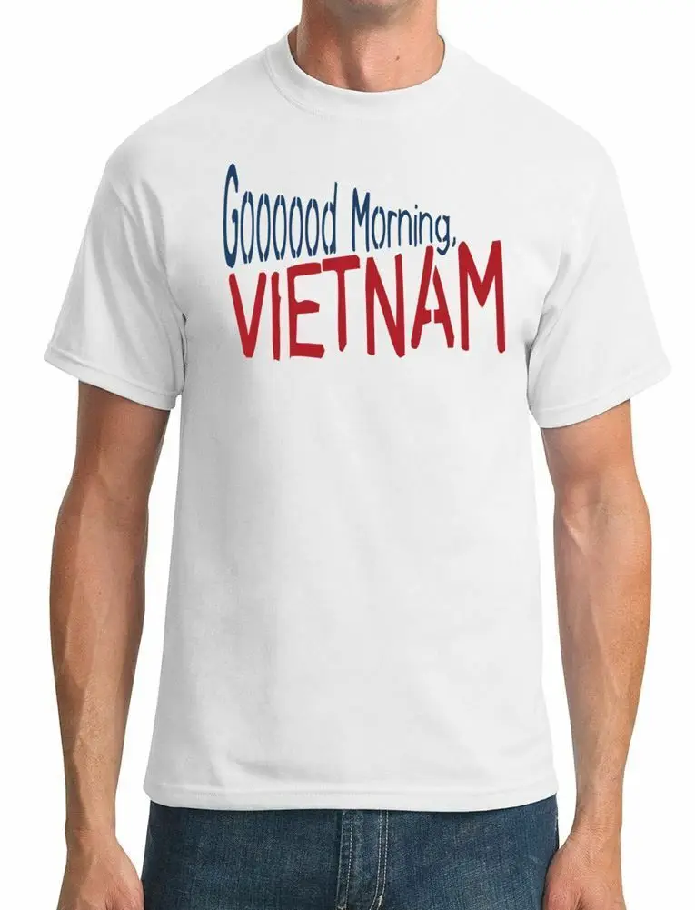 Goooood morning Vietnam!-Good Morning вьетнамская мужская футболка Летняя модная удобная топы
