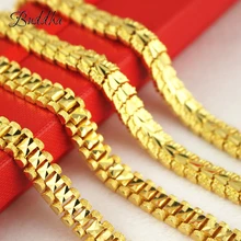 Романтические и модные мусульманские ислам женщины дамы украшения на свадьбу, годовщину аксессуары 24 К Золотое сердце в сердце цепочка браслет