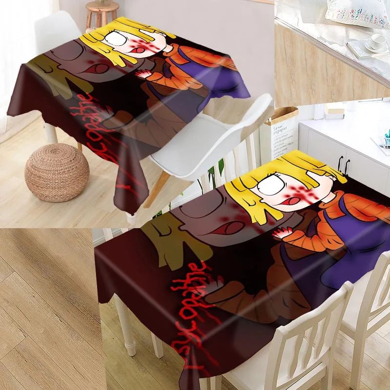 Tablecloth Rugrats индивидуальная скатерть Водонепроницаемая маслостойкая прямоугольная домашний текстиль Свадебная скатерть высокого качества# WQAZ567J - Цвет: Tablecloth