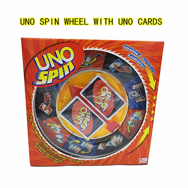 

New Red Spin Card Travel Game Playing Card For Family Friends Party Fun