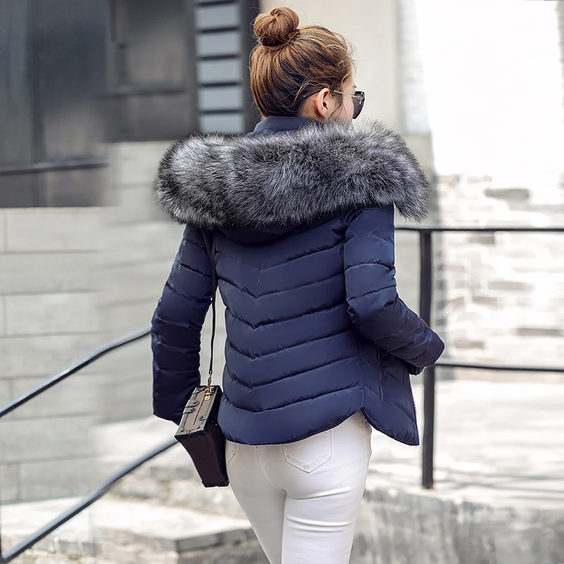 

winter jacket women Fashion women 2019 Zippers Cotton-padded Jacket Female Thickening Hair Winter coat Women plus size