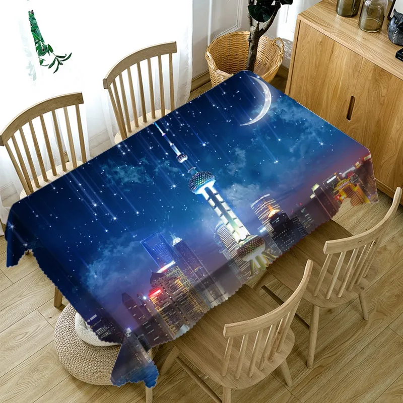  Table cloth Rectangular 3D Football Field Printed Tablecloth Home Protection and decoration Elegant