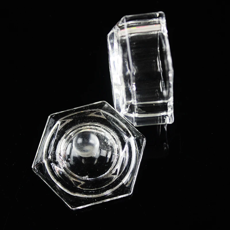 Empty Cans FORPRETTY Acrylic Liquid Jar Small Glass Jars Container Cup And Lids Cosmetic Bottle 15ml With Cap Maquiagem Kavanoz|cosmetic bottle|empty