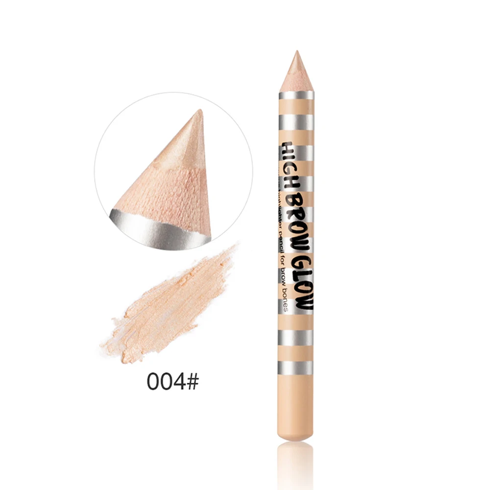 1 шт. карандаш для макияжа 4 цвета мерцающий корректор, хайлайтер-Крем Водонепроницаемый стойкий 4D Макияж для лица брови консилер - Цвет: P123-4