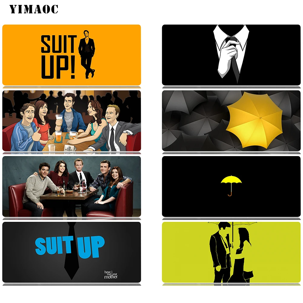

YIMAOC Himym Mouse Pad 30x80 cm Computer Mousepad Anti-slip Natural Rubber Gaming Mouse Mat