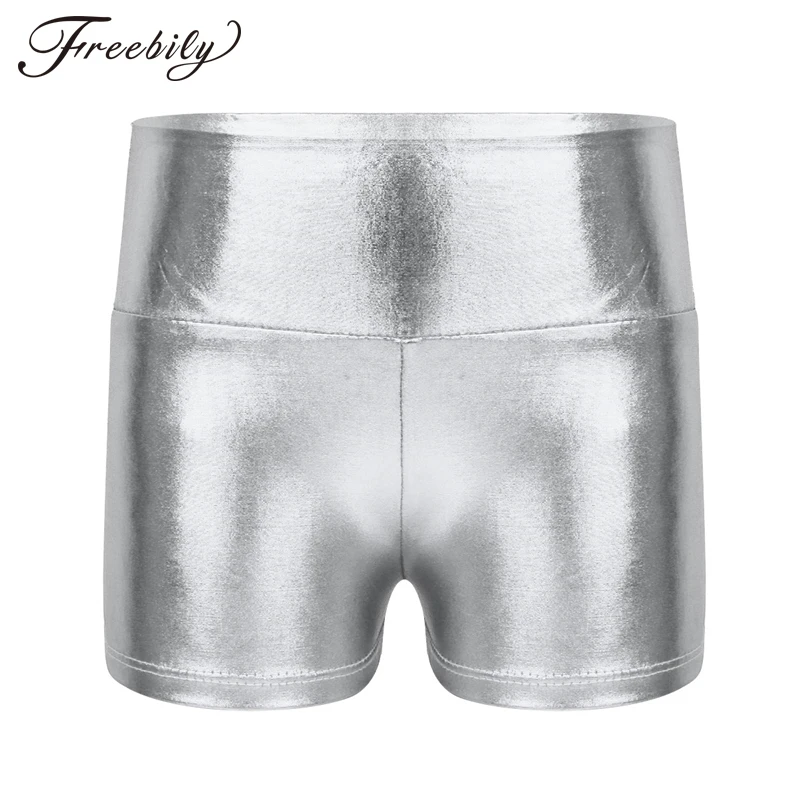 girls white dance shorts