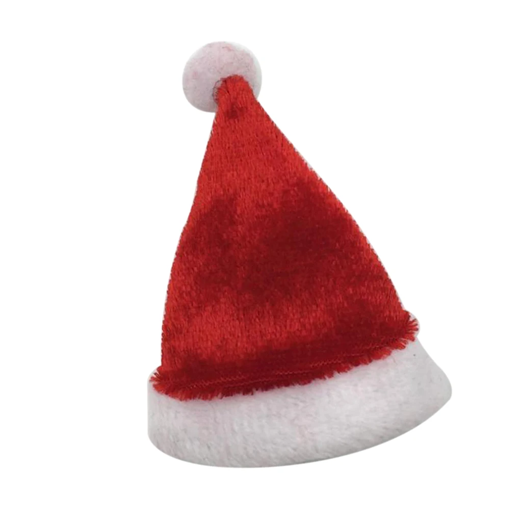 2pcs 1/6 Christmas Hat Santa Cap for 12'' Phicen/Kumik/CY Girls Male/Female Body