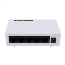 5 Port 100Mbps Network Switch Adapter Cable Distributor EU/US Plug