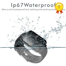 color belt strap large screen bluetooth Smart Bracelet band Heart Rate Blood Pressure Fitness tracker sport Waterproof smartband