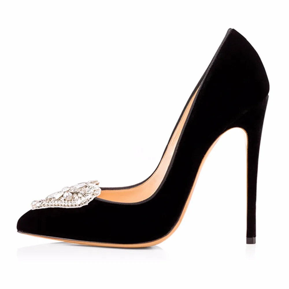 2016 Elegant font b Women s b font Pointy Dress Pumps Black Or White Sexy High