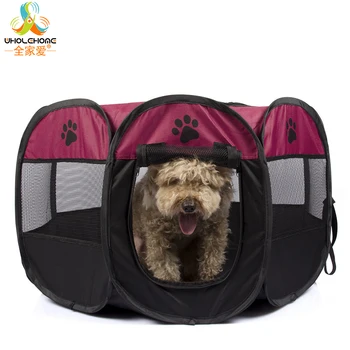 

Folding Pet Dog Cat Cage Playpen Portable Tent Kennel Easy Operation Comfortable Fence House Outdoor Supplies 6 Colors 1 PCS