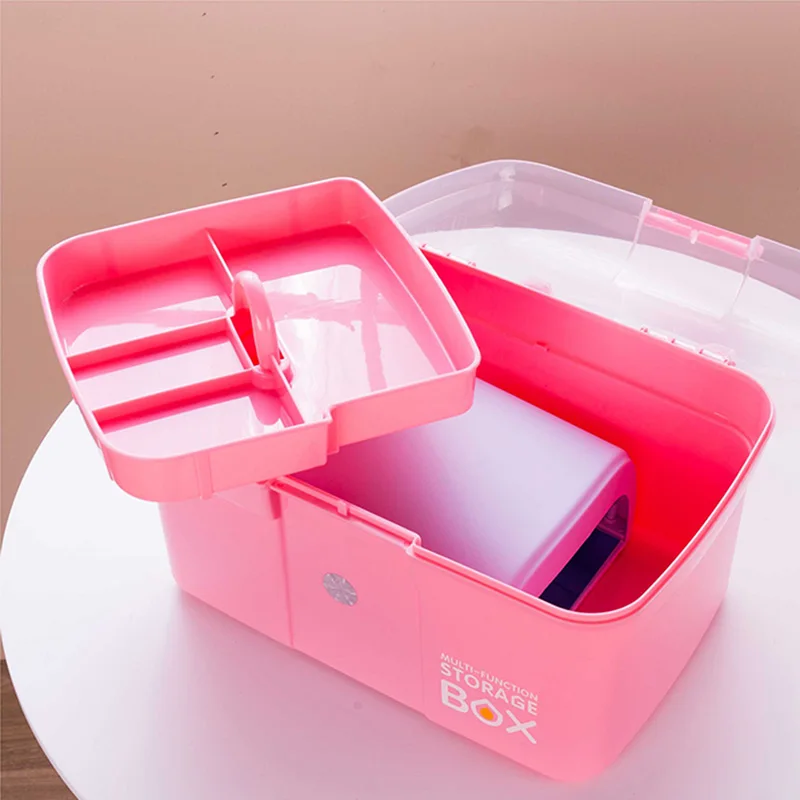 Продажа Baffect пластиковая коробка для хранения косметики, органайзер, губная помада, держатель для лака для ногтей, маникюрный набор, Настольный косм...