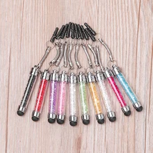 Модная дверная ручка со стразами стилус с сенсорным экраном ручка колпачок acitive ручка 3,5 мм заглушка от пыли для iPad iPhone PC мобильного телефона