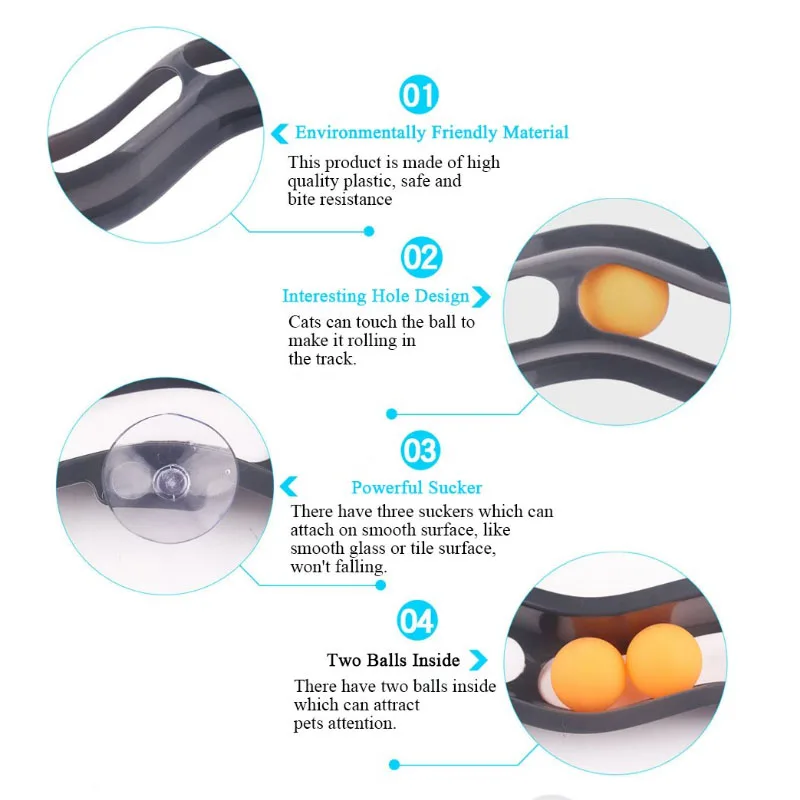 Интерактивный питомец кошка следить игрушка-неваляшка домашнее животное кошка, игры Игрушечные Мячи трек повесить на окна, двери тренировочные игровые шары для кошек и собак