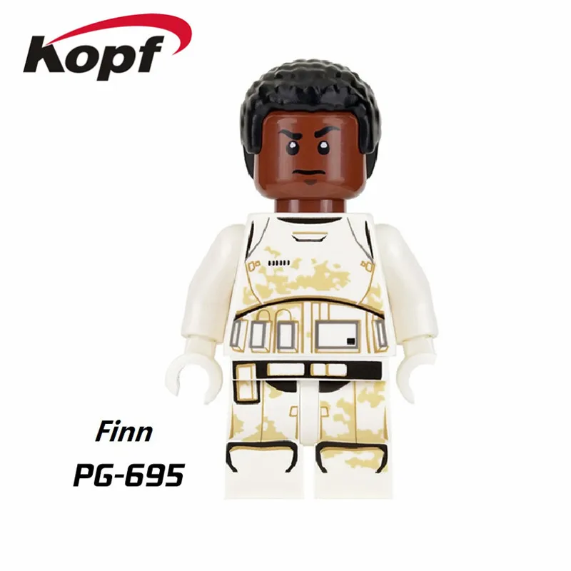 Одиночная Супер Герои пластиковые космические йода Финн Trooper K-3PO кирпичи фигурки строительные блоки детские подарочные игрушки PG698
