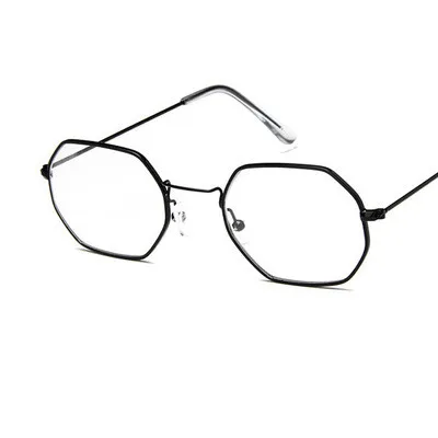 Европейский и американский стиль, солнцезащитные очки, роскошный неправильный многоугольник, маленькая оправа, мужские и женские Брендовые очки, модные мужские и женские UV400 - Цвет линз: black and white