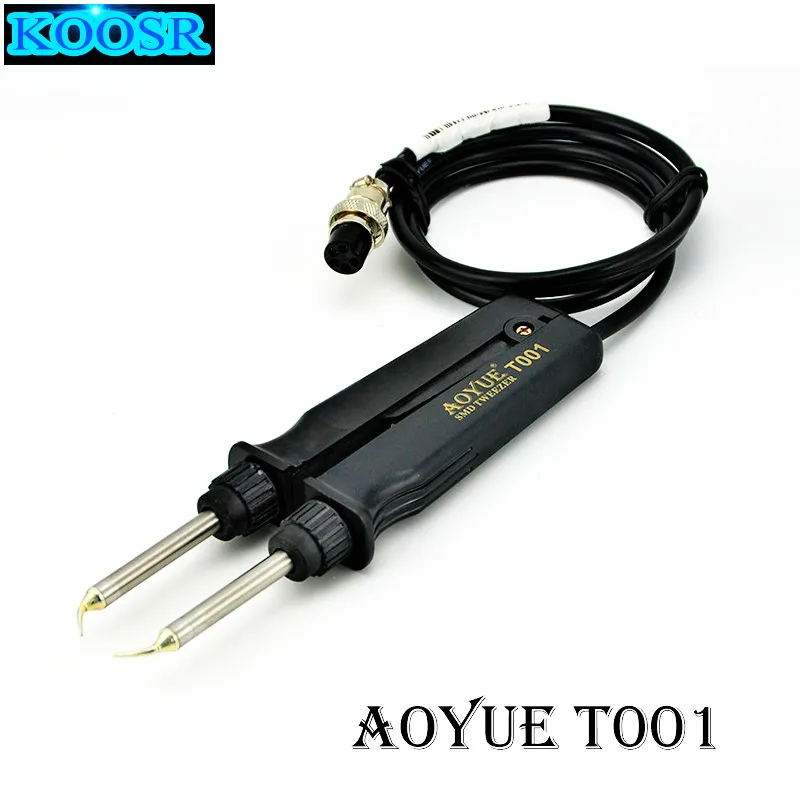 

for Aoyue 950 T001 SMD Antistatic thermostat adjustable IC soldering station Hot Tweezer Repair rework station,replace Luo iron