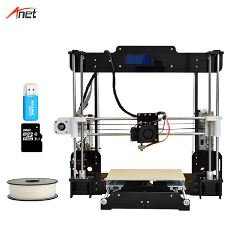 Anet A8 A6 A3S A2 E2 самый популярный Impresora 3d в Нью-Йорк/Чешский DIY 3d принтер Лучшая производительность Горячая кровать Imprimante 3d - Цвет: A8-1KG