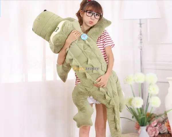 Fancytrader 2014 New Arrival 59'' / 150cm Super Giant Stuffed Cute Huge Alligator Toy, Great Gift, Free Shipping FT50080 Fancytrader 2014 New Arrival 59'' / 150cm Super Giant Stuffed Cute Huge Alligator Toy, Great Gift, Free Shipping FT50080