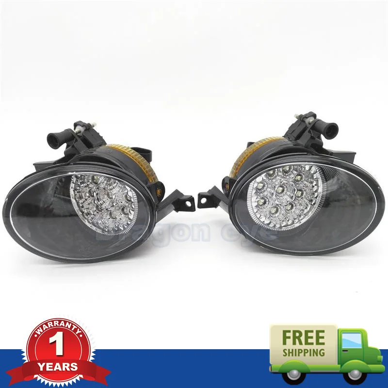 

LED Light For VW Golf 6 Cabriolet Golf 6 Plus 2009 2010 2011 2012 2013 2014 2015 High Qiality 9 LED Fog Light Fog Lamp DRL