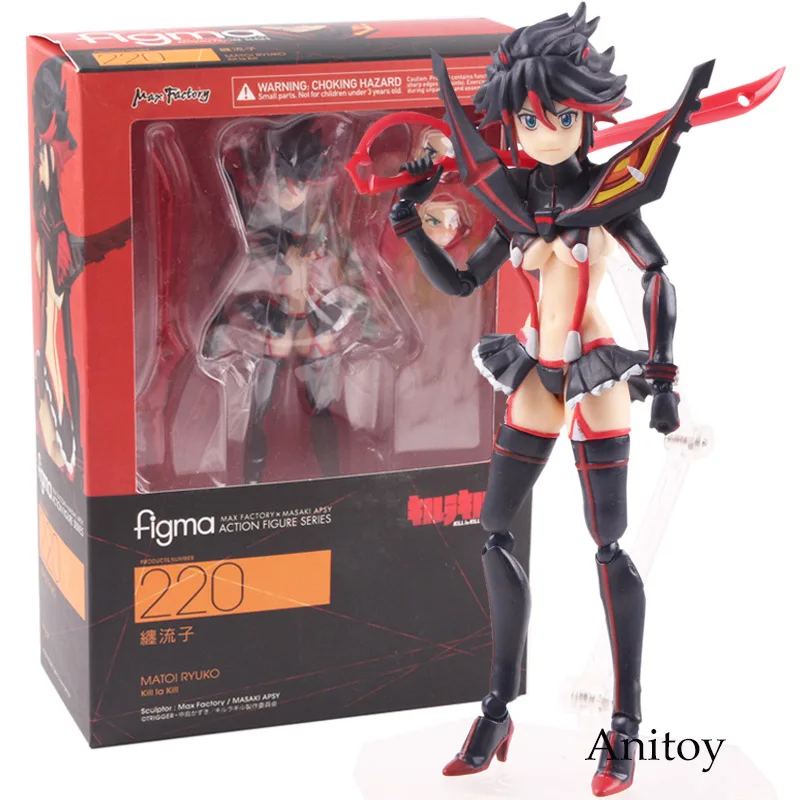 

Anime Kill La Kill Figure Ryuko Matoi Figure Ryuuko Figma 220 Action Figure Masaki Apsy Toy 15cm