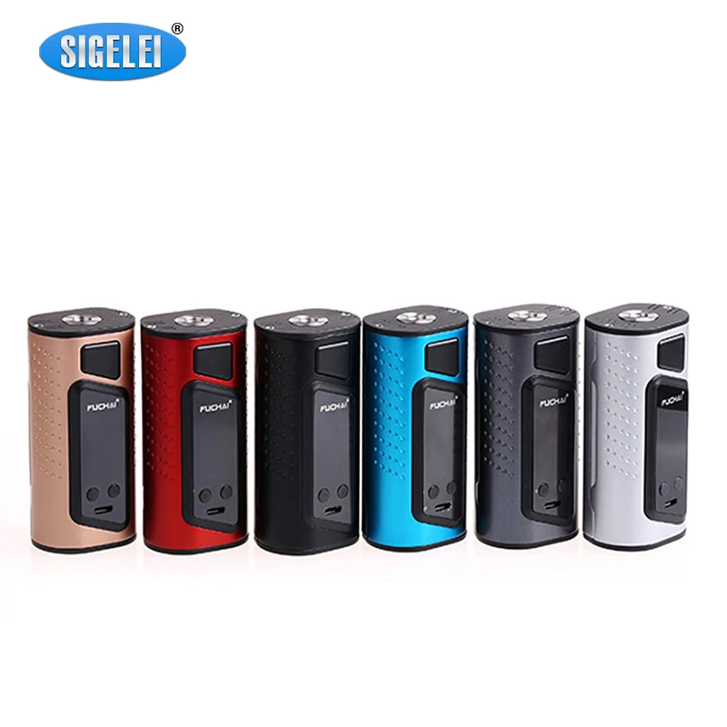 

Sigelei Fuchai Duo 3 Mod Electronic Cigarette Vape Mod Use Dual or Three 18650 175W 255W 510 Box Mod Support VW TC TCR Modes