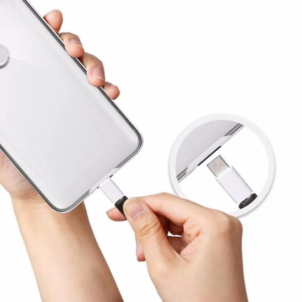 Горячая распродажа! 1000 шт./лот USB 3 1 Type C переходник типа папа к Micro мама коннектор