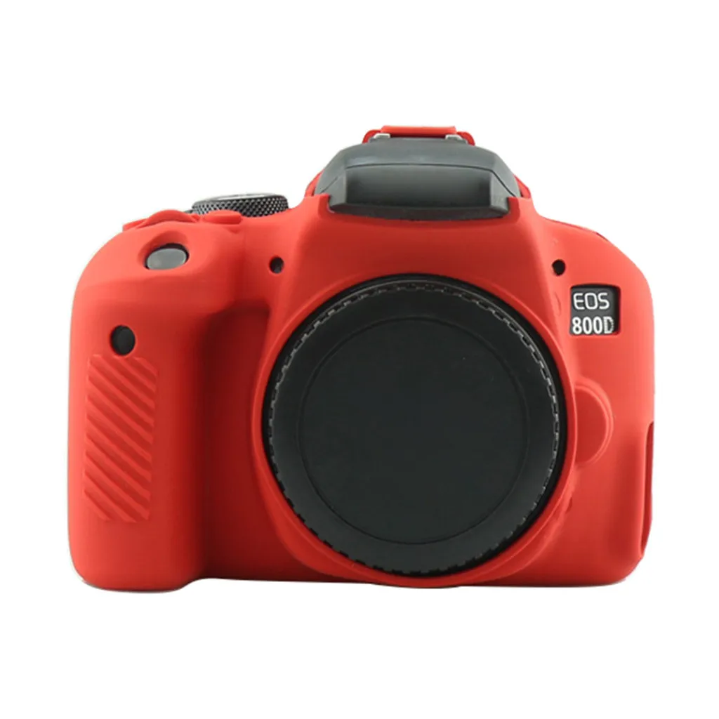 Мягкий резиновый силиконовый чехол Крышка для камеры Canon 800D амортизационный мешок наружная Дорожная Камера защитные части#723