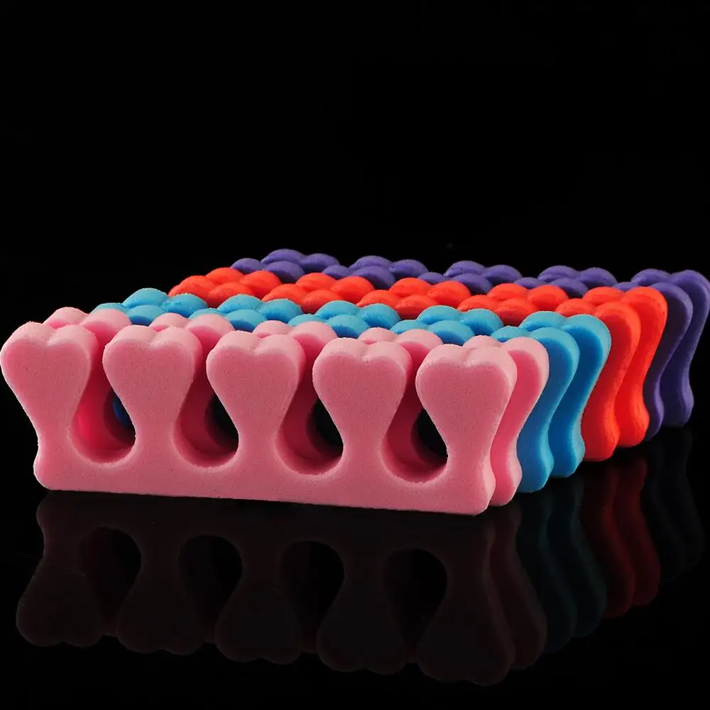 

50Pcs/Lot Orthodontic Straightening Pad Toes Hammer Sub-toe Toe Separator Nail Art Tools Fet Care