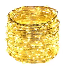 50 м 164FT 500LED гирлянды серебряная проволока Звездные гирлянды рождественские патио Свадебные Ountdoor декоративные огни
