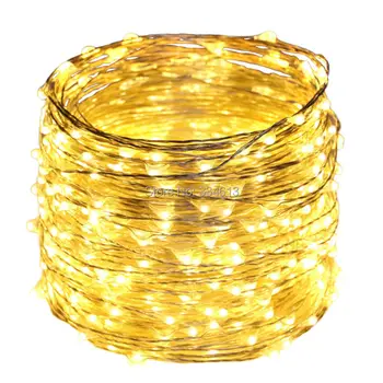 

50M 164FT 500LED String Lights Silver Wire Starry String Lights Christmas Patio Wedding Ountdoor Decorative Lights