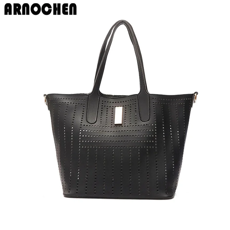 ARNOCHENHollowOutCasualToteBag2020PUleatherLuxuryHandbags