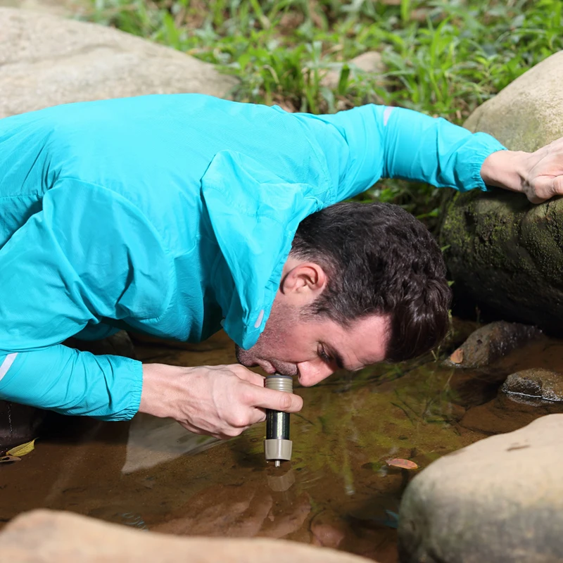 

Outdoor Water Filter Emergency Survival Kit Camping Gear Rescue Kit Army portable Military EDC Travel Equipement BPA free